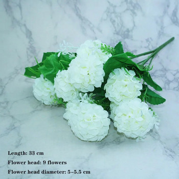 Λευκή ποικιλία από φθινοπωρινό ψεύτικο τσάι τριαντάφυλλο παιωνία μεταξωτό λουλούδι φθινοπώρου ζέρμπερα μαργαρίτα ψεύτικο λουλούδι πλαστικά DIY αξεσουάρ σπιτιού γάμου