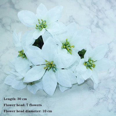 Bijela sorta jesenske lažne čajne ruže, božura, svilenog cvijeta, jesenskog gerbera, tratinčice, lažnog cvijeta, plastičnih dodataka za dom za vjenčanje DIY