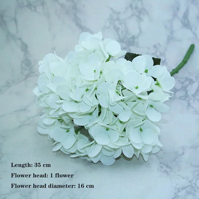 Bijela sorta jesenske lažne čajne ruže, božura, svilenog cvijeta, jesenskog gerbera, tratinčice, lažnog cvijeta, plastičnih dodataka za dom za vjenčanje DIY