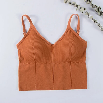 Ženske kratke majice bez rukava Bešavno donje rublje kratke majice s kratkim rukavima Ženske kratke majice s U leđima Žensko seksi donje rublje podstavljene kamišole bez rukava