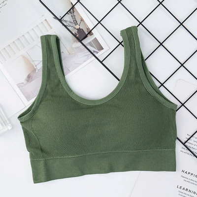 Ženske kratke majice bez rukava Bešavno donje rublje kratke majice s kratkim rukavima Ženske kratke majice s U leđima Žensko seksi donje rublje podstavljene kamišole bez rukava