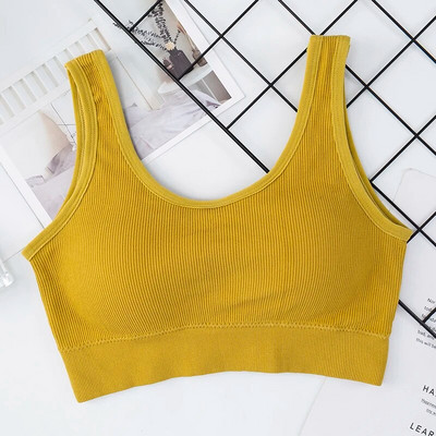 Ženske kratke majice bez rukava Bešavno donje rublje kratke majice s kratkim rukavima Ženske kratke majice s U leđima Žensko seksi donje rublje podstavljene kamišole bez rukava