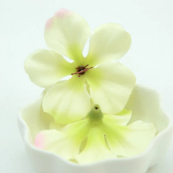 20 бр. Real Touch Silk Orchid Artificial Flower Head For Wedding Home Decoration Handmade Christmas Gift Box Craft Fake flowers