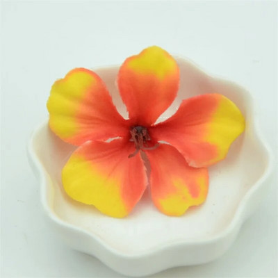 20db Real Touch selyem orchidea művirág fej esküvői lakberendezéshez kézzel készített karácsonyi ajándékdoboz kézműves hamis virágok