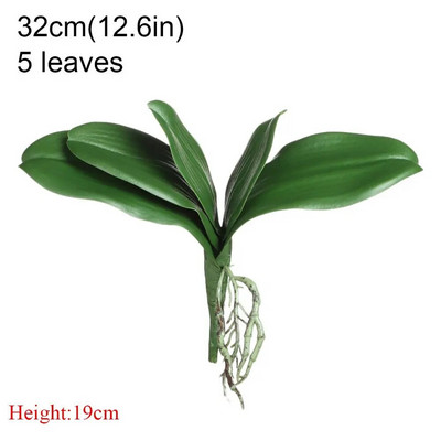 Kevadkaunistus Dekoratiivsed lilled Kodukaunistus Kunsttaimed Plastmassist muru Simulatsioon Lehed Phalaenopsise leht