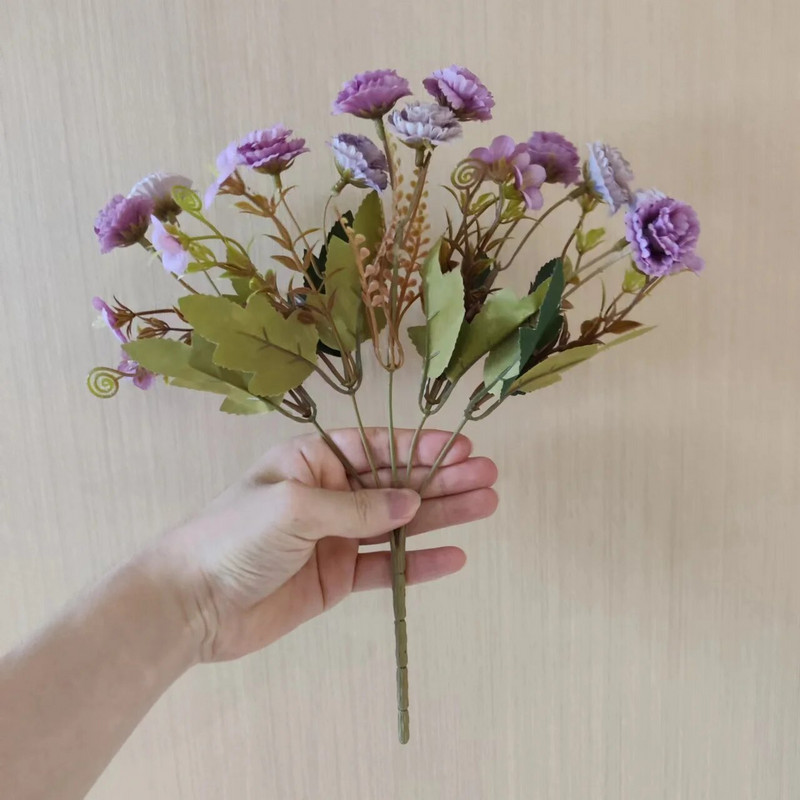 INS Mākslīgie ziedi Mājas dekorēšana Rožu ziedu dekorēšana Guļamistabas Augs Mākslīgais zieds Viltus ziedu kāzu dekorācijas dāvana