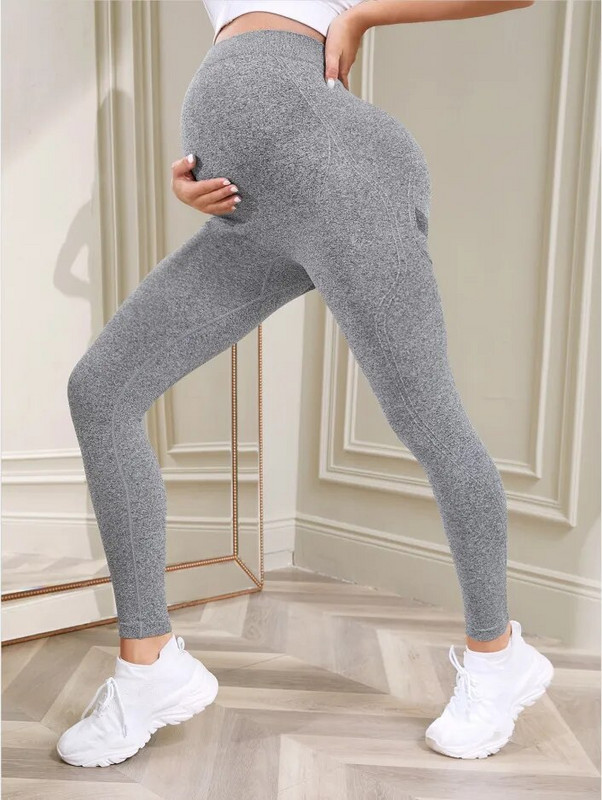 Pantaloni de yoga pentru femei însărcinate cu fund cu bule Premama, colanți de sport pentru gimnastică, pentru maternitate, cu talie înaltă, pantaloni de antrenament pentru fitness, colanți push up pentru femei