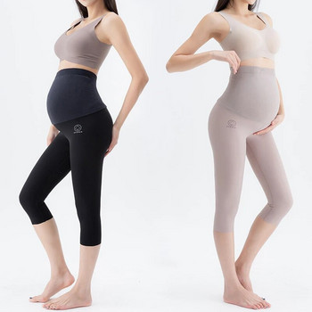 Найлонови тесни клинове за бременни Йога Спорт Ежедневни панталони тип молив Дрехи за бременни жени Пролетна бременност