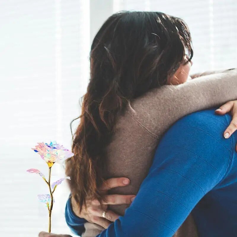 10 tk 24K fooliumiga kaetud roosilill Loominguline sõbrapäeva kingitus Kuldroos kestab igavesti Armastus Pulmakaunistused Armastaja valgustusroos