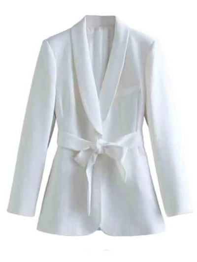 TRAF Ženski komplet sakoa Ženska dvodijelna odijela Nova moda 2023. s remenom Uredski komplet sakoa Elegantne hlače Dvodijelna ženska odjeća