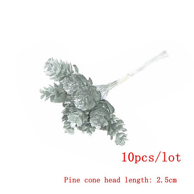 8/10/12/90/144 kom miješani umjetni cvijet trešnja prašnik svežanj bobica DIY božićna svadbena torta Poklon kutija Vijenci Dekor srebrna tema