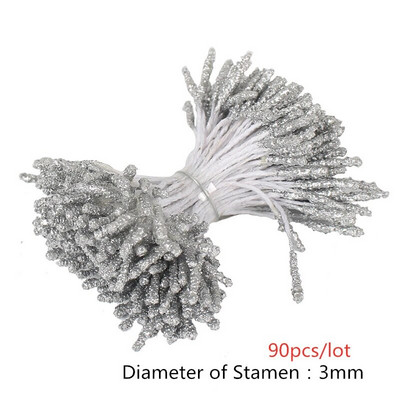 8/10/12/90/144 kom miješani umjetni cvijet trešnja prašnik svežanj bobica DIY božićna svadbena torta Poklon kutija Vijenci Dekor srebrna tema