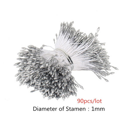 8/10/12/90/144 kom miješani umjetni cvijet trešnja prašnik svežanj bobica DIY božićna svadbena torta Poklon kutija Vijenci Dekor srebrna tema