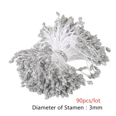 8/10/12/90/144 kom miješani umjetni cvijet trešnja prašnik svežanj bobica DIY božićna svadbena torta Poklon kutija Vijenci Dekor srebrna tema