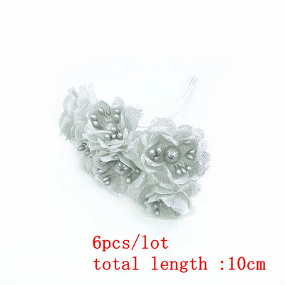 8/10/12/90/144 kom miješani umjetni cvijet trešnja prašnik svežanj bobica DIY božićna svadbena torta Poklon kutija Vijenci Dekor srebrna tema