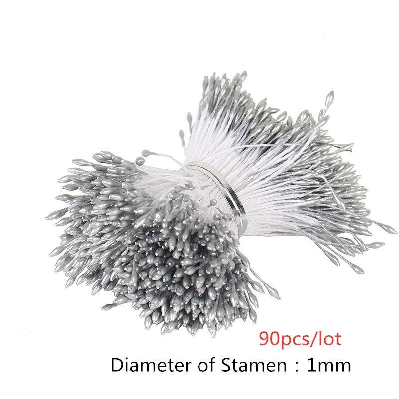 8/10/12/90/144 kom miješani umjetni cvijet trešnja prašnik svežanj bobica DIY božićna svadbena torta Poklon kutija Vijenci Dekor srebrna tema