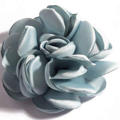 10 kom 5,5 cm spaljenog ruba Flower Boutique Flatback Umjetno mekano pečeno svileno cvijeće Cvijeće za svadbe Kućni cvjetni vijenac