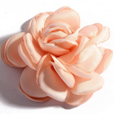 10 kom 5,5 cm spaljenog ruba Flower Boutique Flatback Umjetno mekano pečeno svileno cvijeće Cvijeće za svadbe Kućni cvjetni vijenac