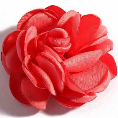 10 kom 5,5 cm spaljenog ruba Flower Boutique Flatback Umjetno mekano pečeno svileno cvijeće Cvijeće za svadbe Kućni cvjetni vijenac