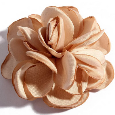 10 kom 5,5 cm spaljenog ruba Flower Boutique Flatback Umjetno mekano pečeno svileno cvijeće Cvijeće za svadbe Kućni cvjetni vijenac