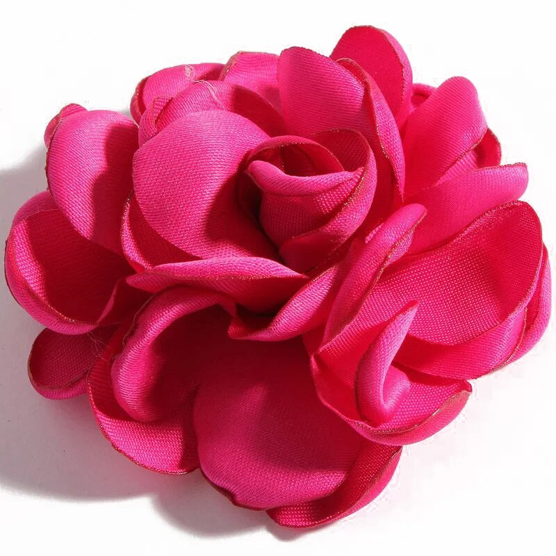 10 kom 5,5 cm spaljenog ruba Flower Boutique Flatback Umjetno mekano pečeno svileno cvijeće Cvijeće za svadbe Kućni cvjetni vijenac