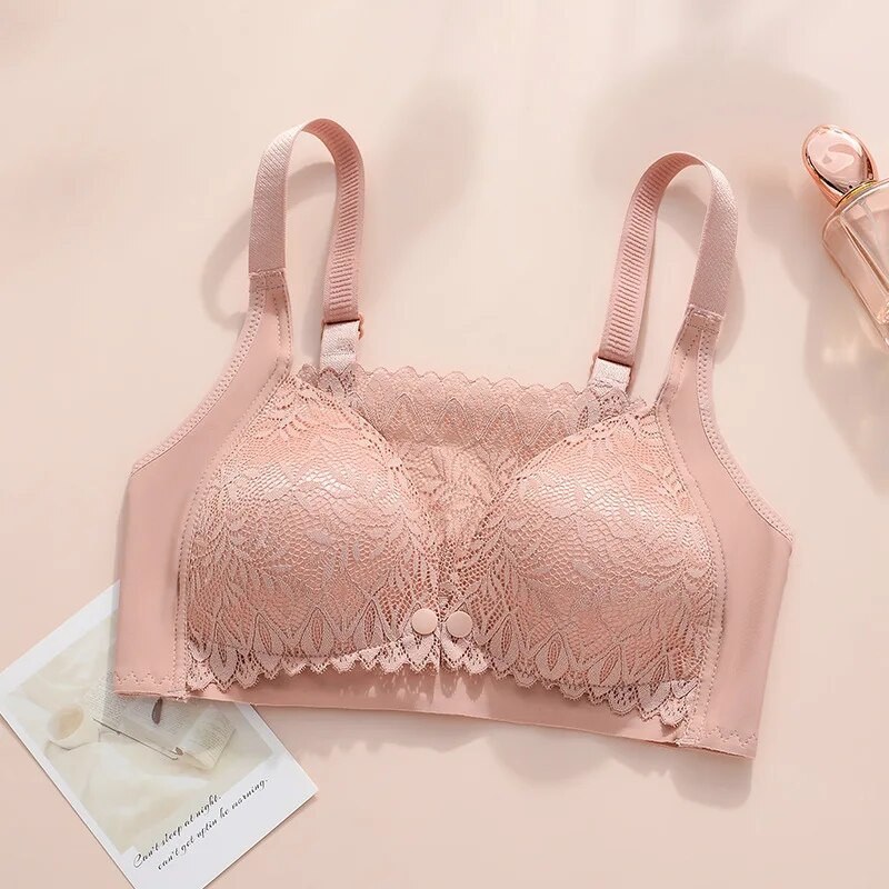 Čipkasti grudnjak za dojilje, seksi dojenje za trudnice, bez žica, podstavljen, sladak za žene, grudnjak za dojenje za trudnice i dojilje