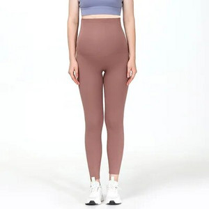 Kõrge vöökohaga kõhtu toetavad rasedate säärised rasedatele naistele rasedus kõhnad joogapüksid kehakuju sünnitusjärgsed kitsad püksid