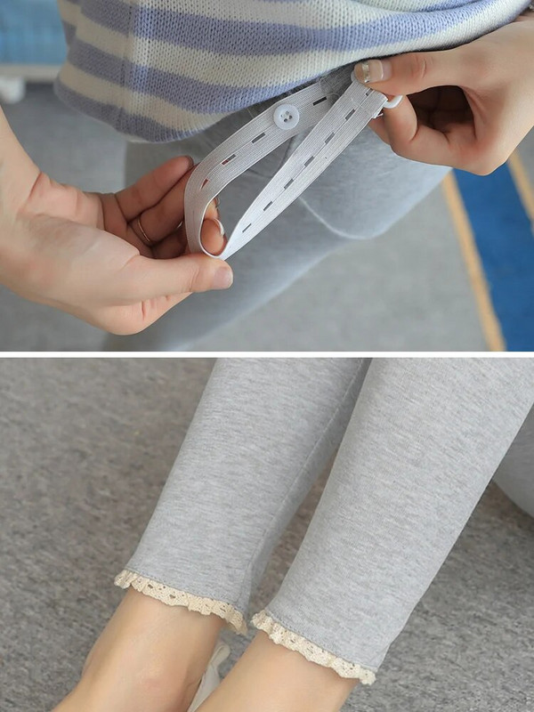 Jesenska i zimska ženska odjeća Odjeća za trudnice Zimske tajice podebljane baršunom Hlače za trudnice Tople hlače