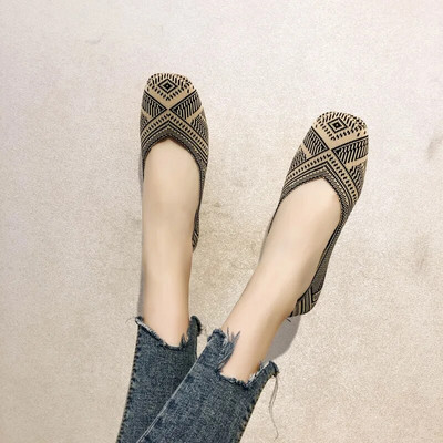 2023 m. pavasaris Nauji tinkliniai baleto buteliai, moteriški kvadratiniai pirštai, kasdieniai kvėpuojantys batai vairavimo batai sportiniai batai laivui, moteriški batai