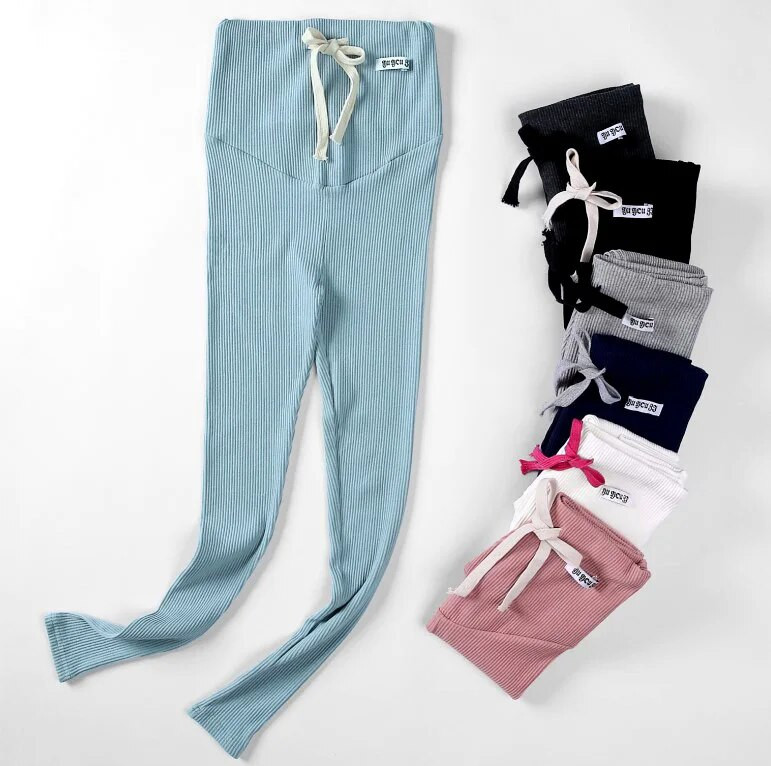 Trudnice Jesen Trudničke Pen Hlače Proljeće Zima Ležerne Tajice za Trudnice Elastični Struk Tajice Za Trbuh Odjeća