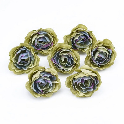 10kom 4cm višebojni vjenčani ukrasi svilene ruže spomenari kućni dekor Umjetne biljke ukrasno cvijeće vijenci pomponi