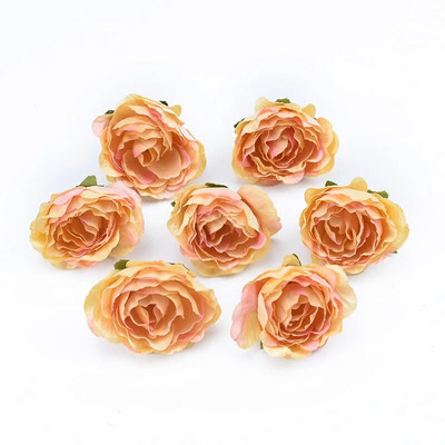 10kom 4cm višebojni vjenčani ukrasi svilene ruže spomenari kućni dekor Umjetne biljke ukrasno cvijeće vijenci pomponi