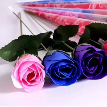 10 τμχ Τεχνητό σαπούνι μονό στέλεχος τριαντάφυλλο λουλούδι Αγίου Βαλεντίνου Δώρο Επετείου Πατέρων Αρωματικό σαπούνι τριαντάφυλλο Διακόσμηση γαμήλιου πάρτι