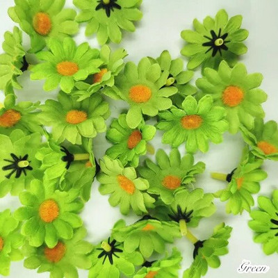 50 komada Umjetna glava suncokreta Vaza za stol za obiteljsku sobu Lažne biljne dekoracije Vjenčić za vjenčanje Poklon DIIY pribor za rukotvorine