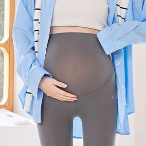 Παντελόνι εγκυμοσύνης Υψηλή ελαστική Λεπτή Καλοκαιρινή Κολάν εγκύων Γυναικών που αναπνέει ελαφρύ ύφασμα γλουτοί μη νόημα Ρούχα εγκυμοσύνης