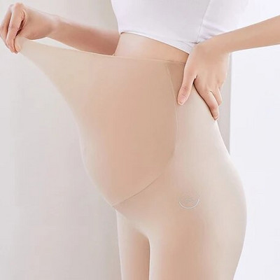 Παντελόνι εγκυμοσύνης Υψηλή ελαστική Λεπτή Καλοκαιρινή Κολάν εγκύων Γυναικών που αναπνέει ελαφρύ ύφασμα γλουτοί μη νόημα Ρούχα εγκυμοσύνης