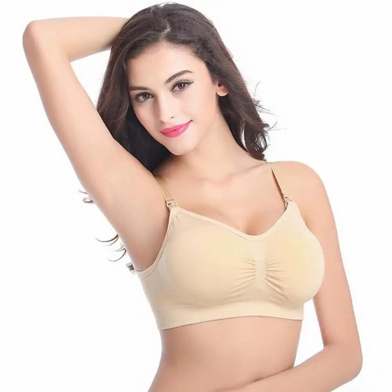 Grudnjaci za trudnice Bežični grudnjak za dojenje Komplet gaćica Odjeća za trudnice sprječava opuštanje Ženski prozračni grudnjak Lactancia za dojenje