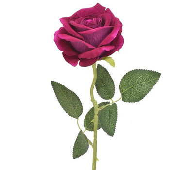 1 τεμ/5 τμχ 7x51 εκ. Τεχνητό τριαντάφυλλο λουλούδι Διακοσμητικό Μπουκέτο Τραπεζιού Σπιτιού Σετ πλαστών πλαστών φυτών Δώρο του Αγίου Βαλεντίνου