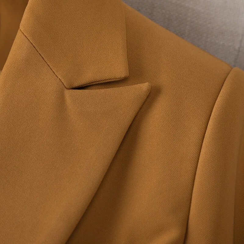 NAVIU modna ženska odijela 2023. Novi jesenski temperament Ležerni poslovni sako dugih rukava i kompleti hlača Uredska ženska radna odjeća