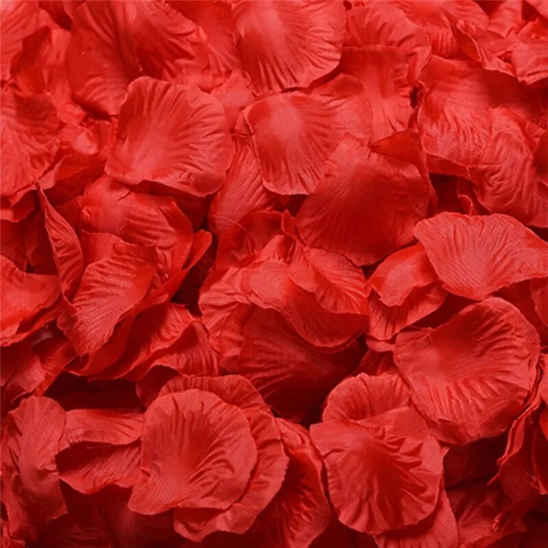 100/500/1000 kom Umjetne svilene latice ruže Simulacija vjenčanih latica cvijeća za Valentinovo Vjenčane cvjetne dekoracije 50%