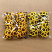 100kom/komplet Umjetni papirnati cvijet od suncokreta 3,5 cm Osušeno cvijeće za vjenčanje Svečana zabava Pakiranje za spomenare DIY dekoracija