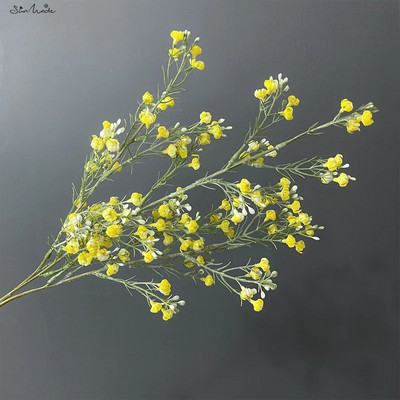 SunMade 3-Fork Babysbreath Grana Plastično Umjetno Cvijeće Dekoracija Doma Vjenčanja Hotel Dekor Flores Artificales Ljubičasto Cvijeće