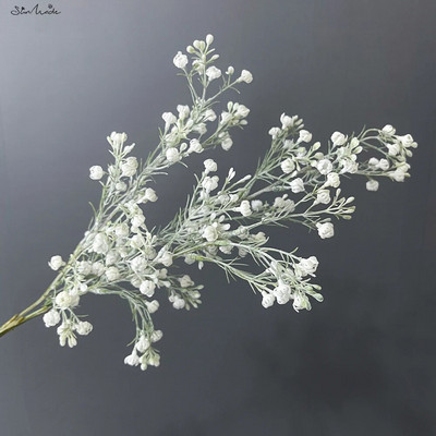 SunMade 3-Fork Babysbreath Grana Plastično Umjetno Cvijeće Dekoracija Doma Vjenčanja Hotel Dekor Flores Artificales Ljubičasto Cvijeće