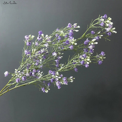 SunMade 3-Fork Babysbreath Grana Plastično Umjetno Cvijeće Dekoracija Doma Vjenčanja Hotel Dekor Flores Artificales Ljubičasto Cvijeće
