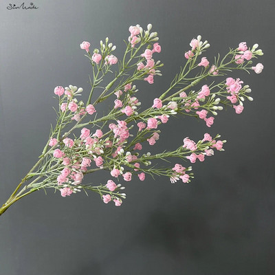 SunMade 3-Fork Babysbreath Grana Plastično Umjetno Cvijeće Dekoracija Doma Vjenčanja Hotel Dekor Flores Artificales Ljubičasto Cvijeće