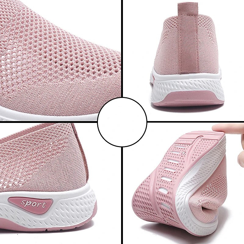 Γυναικεία Μόδα Αθλητικά Παπούτσια Flats Αναπνεύσιμα Loafers Casual Αθλητικά Παπούτσια Γυναικεία Zapatos De Mujer