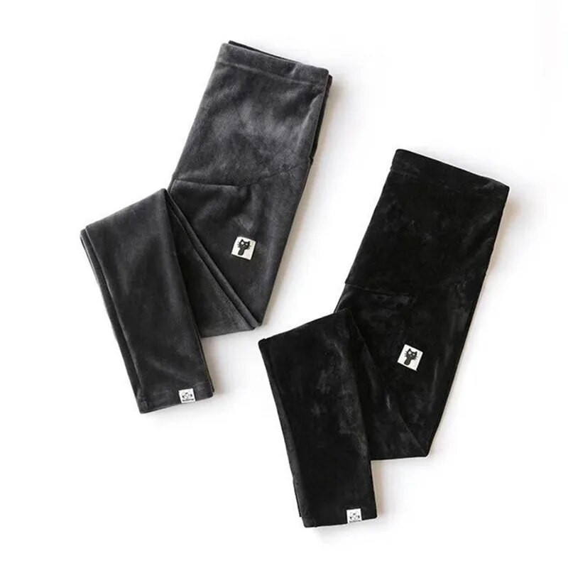 Zimske tajice za trudnice dvostrane baršunaste tajice koje čuvaju toplinu Hlače za trudnice debele trbušnjake od flisa