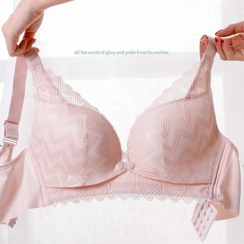 Sievietes Grūtniecība Barošana Barošana Krūšturis Grūtniecība Atvērta Priekšējā sprādze Zīdīšana Bralette Bezvadu Viegla Apakšveļa Apģērbs