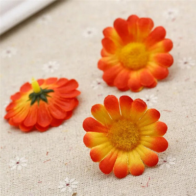 10 kom/lot Svileno umjetno cvijeće Tratinčica Lažno cvijeće Ljetna fotografija na plaži Ručno izrađeni DIY dodaci za uređenje doma za vjenčanje