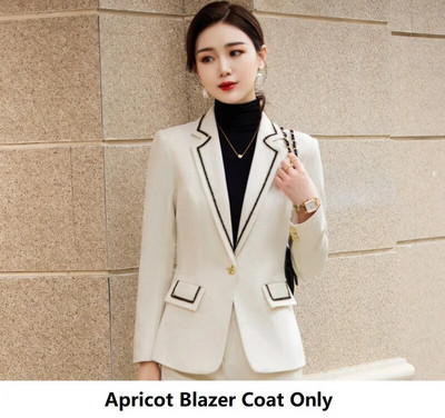 Najnovije proljeće 2023. Elegantna formalna ženska poslovna odijela s hlačama i jaknama Kaput Profesionalna radna odjeća Komplet hlača